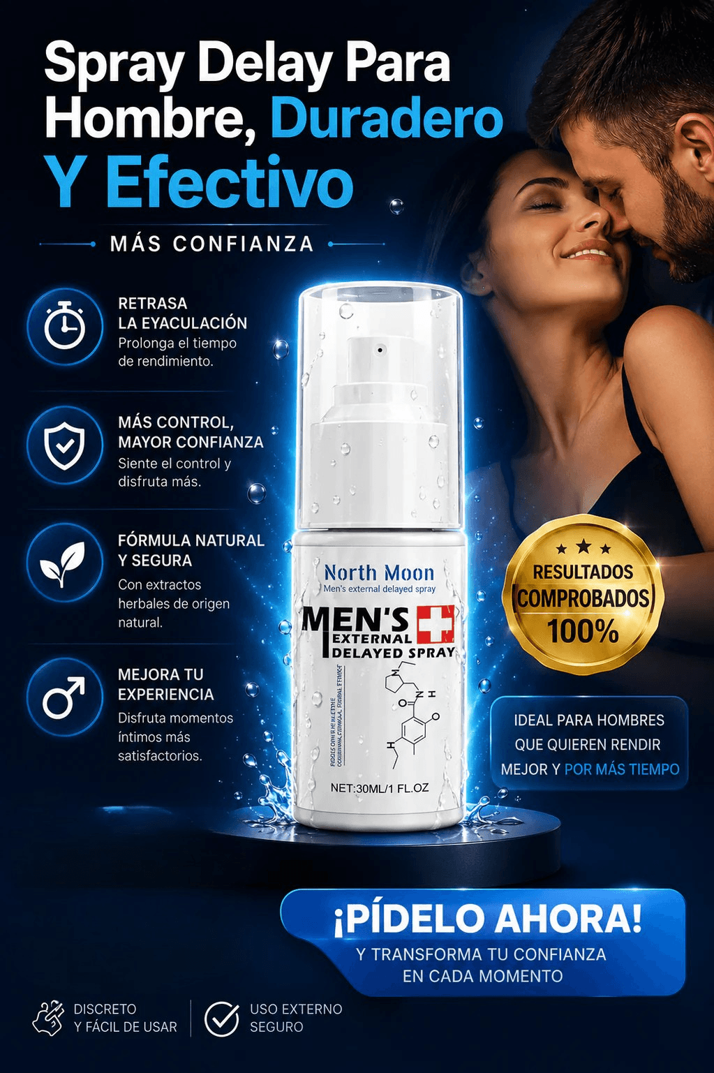 🔥 Spray Masculino Duradero: Más Confianza y Control