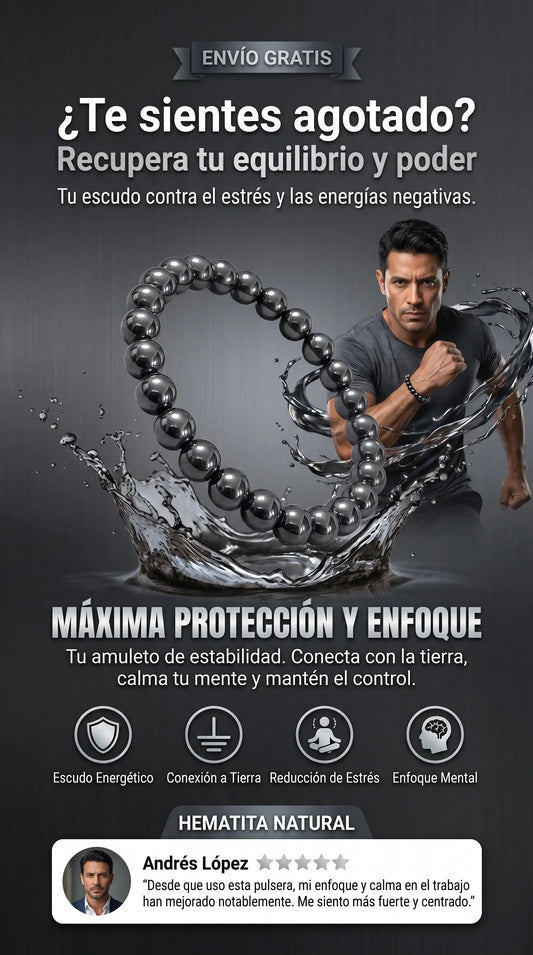 Pulsera de Energía Hematita